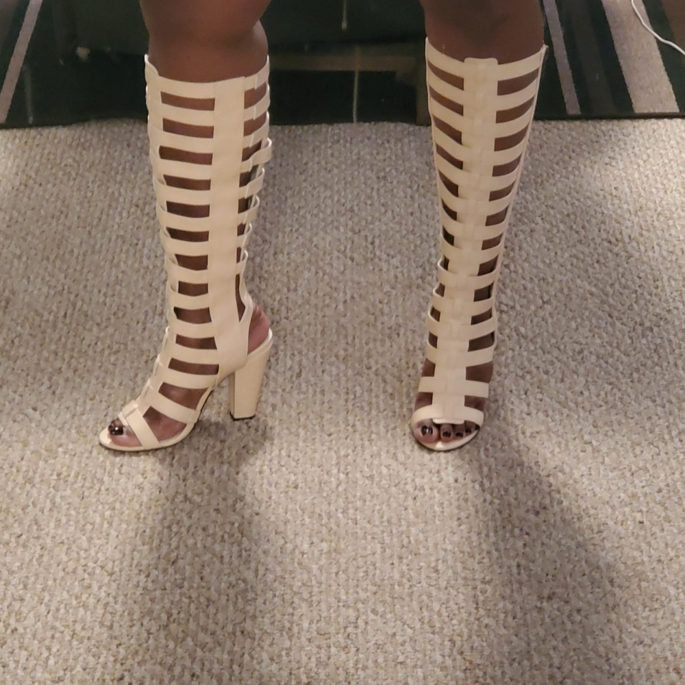 Gladiator heeled sandals